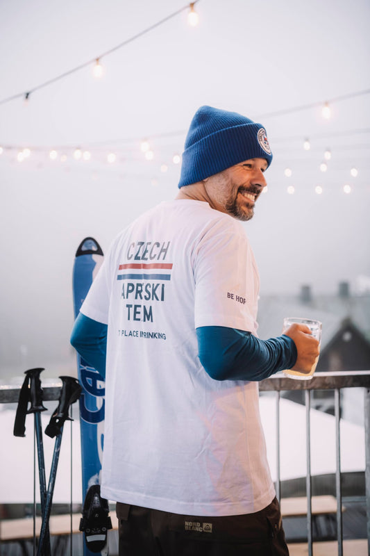 Pánské tričko - Czech Aprèski Team bílé