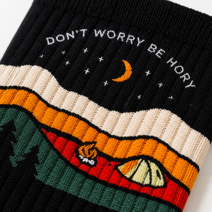 Don't worry be hory® Měsíc – Funkční ponožky