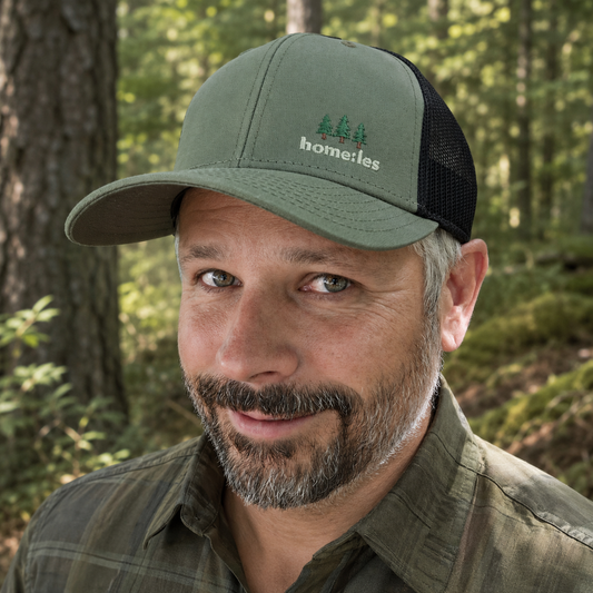 Home: les - Kšiltovka trucker khaki