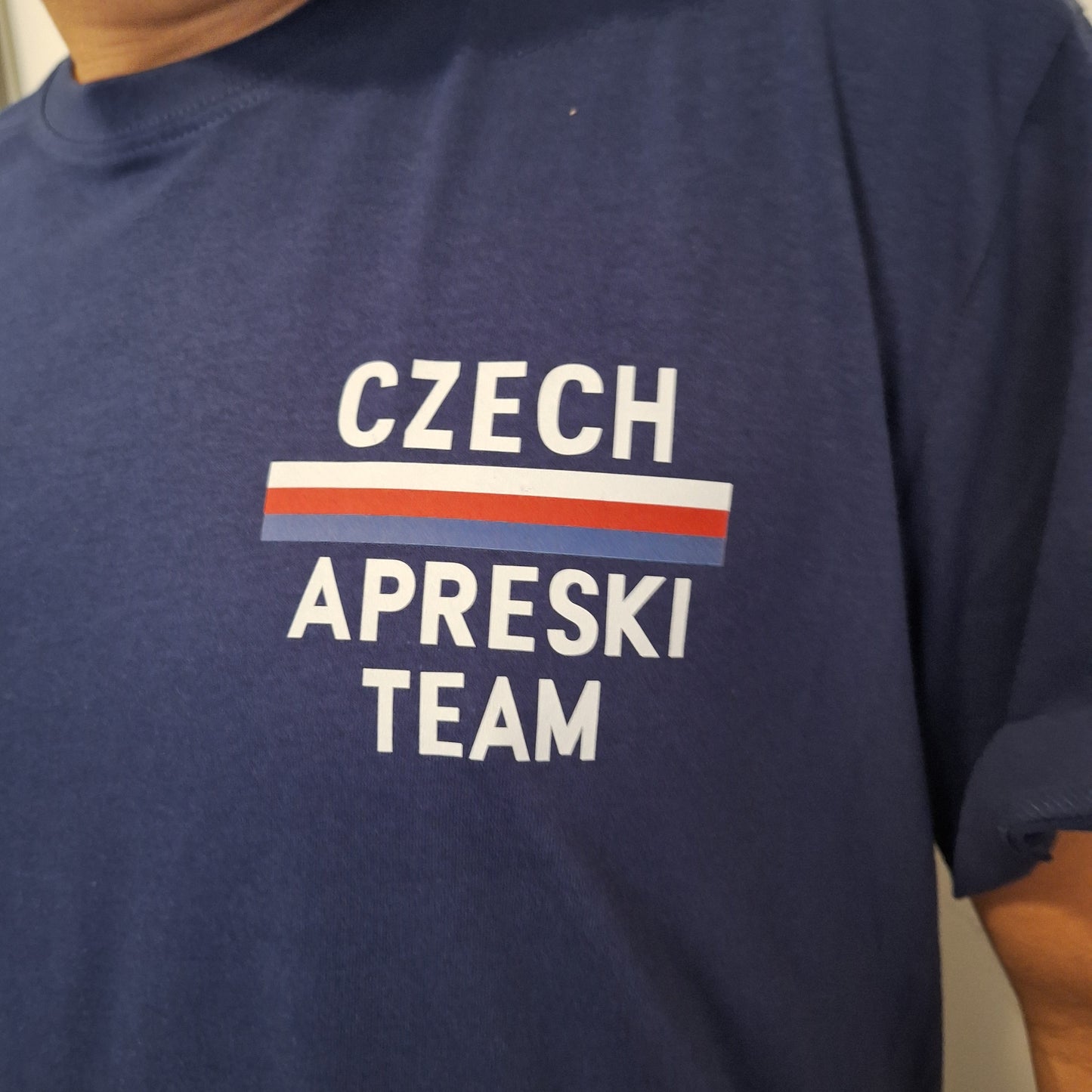 Pánské tričko - Czech Aprèski Team modré