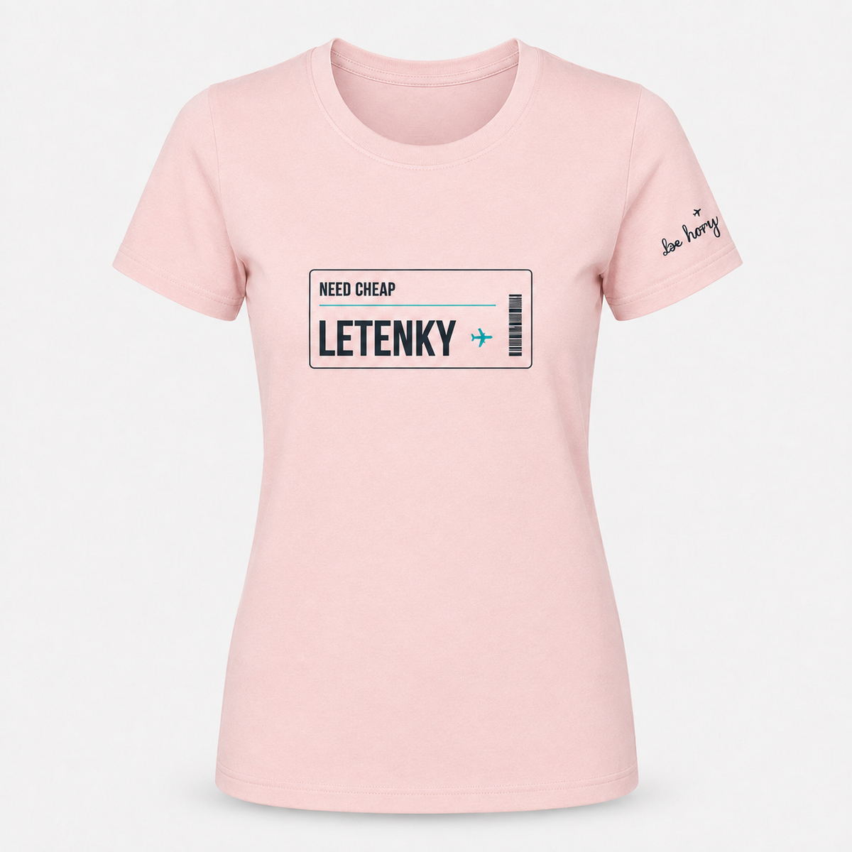 Need Cheap Letenky – Dámské cestovatelské tričko