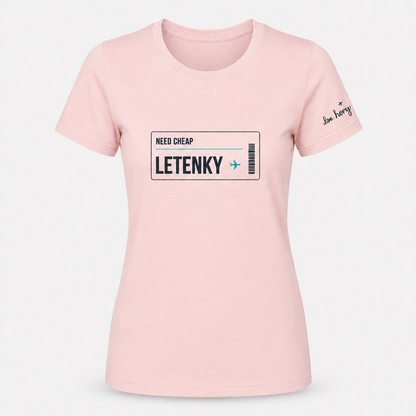 Need Cheap Letenky - Dámské cestovatelské tričko