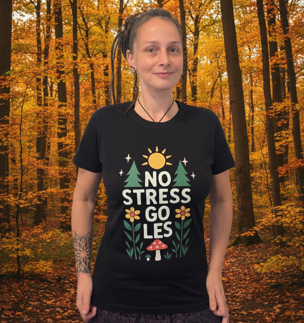 Dámské tričko - No stress go les 2