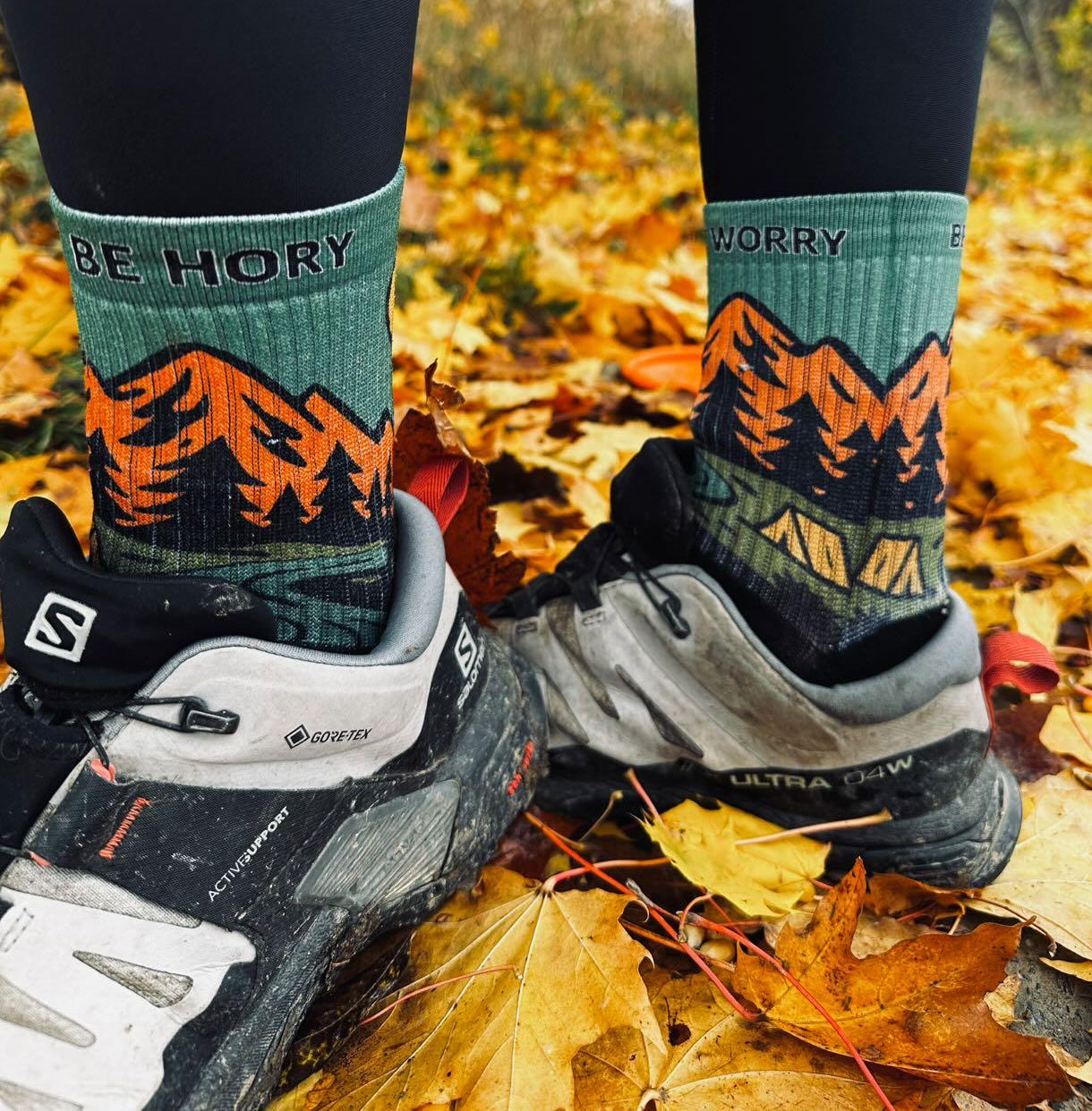 Ponožky Don't worry be hory