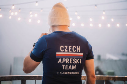 Pánské tričko - Czech Aprèski Team modré