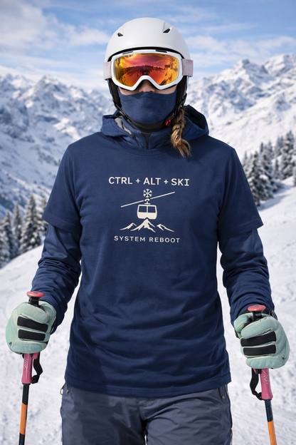 Dámské tričko - Ctrl Alt Ski