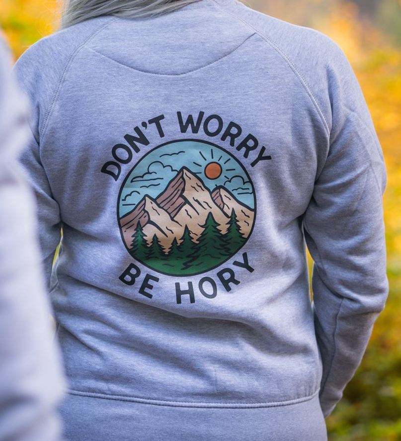 Dámská mikina - Don't worry be hory planet