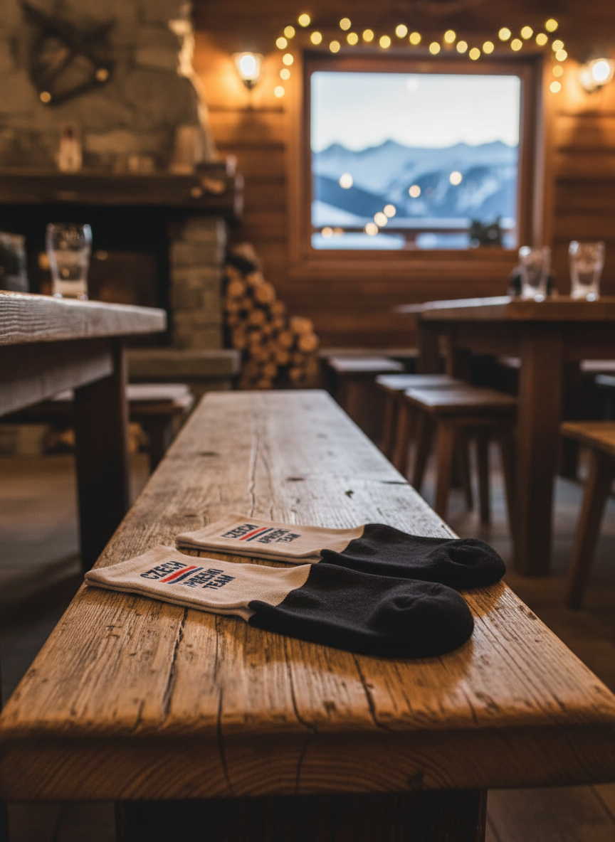 Ponožky s merinem Czech Aprèski Team