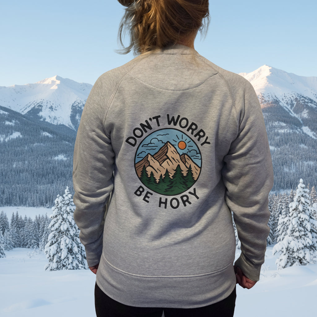 Dámská mikina - Don't worry be hory planet