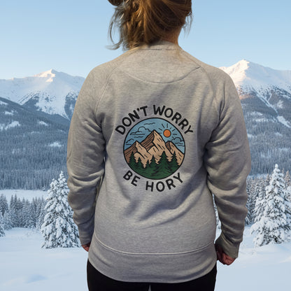 Dámská mikina - Don't worry be hory planet