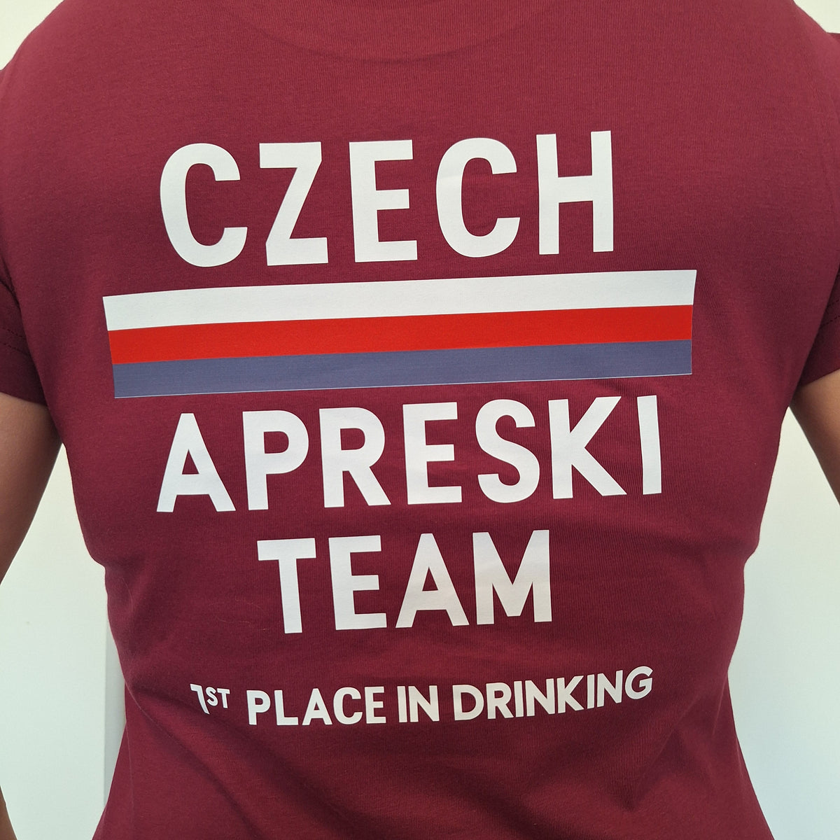 Czech Aprèski Team – dámské tričko, Červené