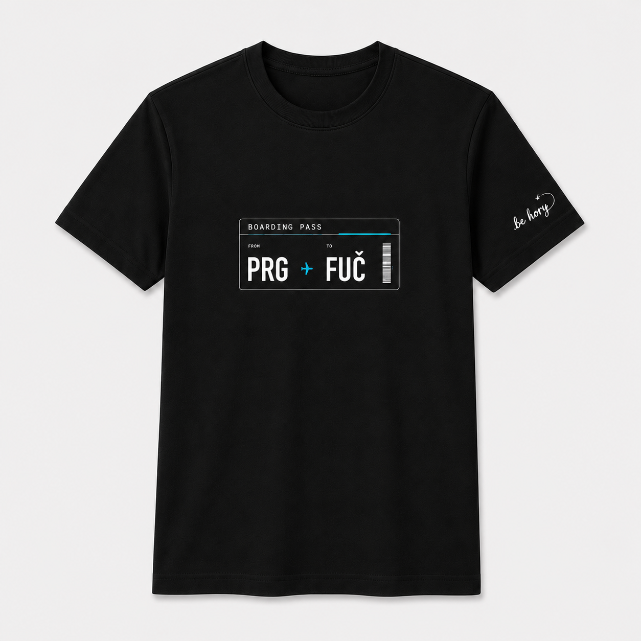 PRG->FUČ - pánské cestovatelské tričko