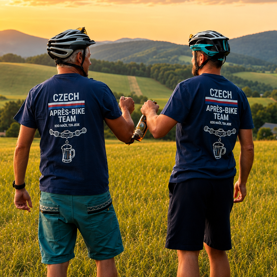 Czech Après-bike Team - Pánské tričko