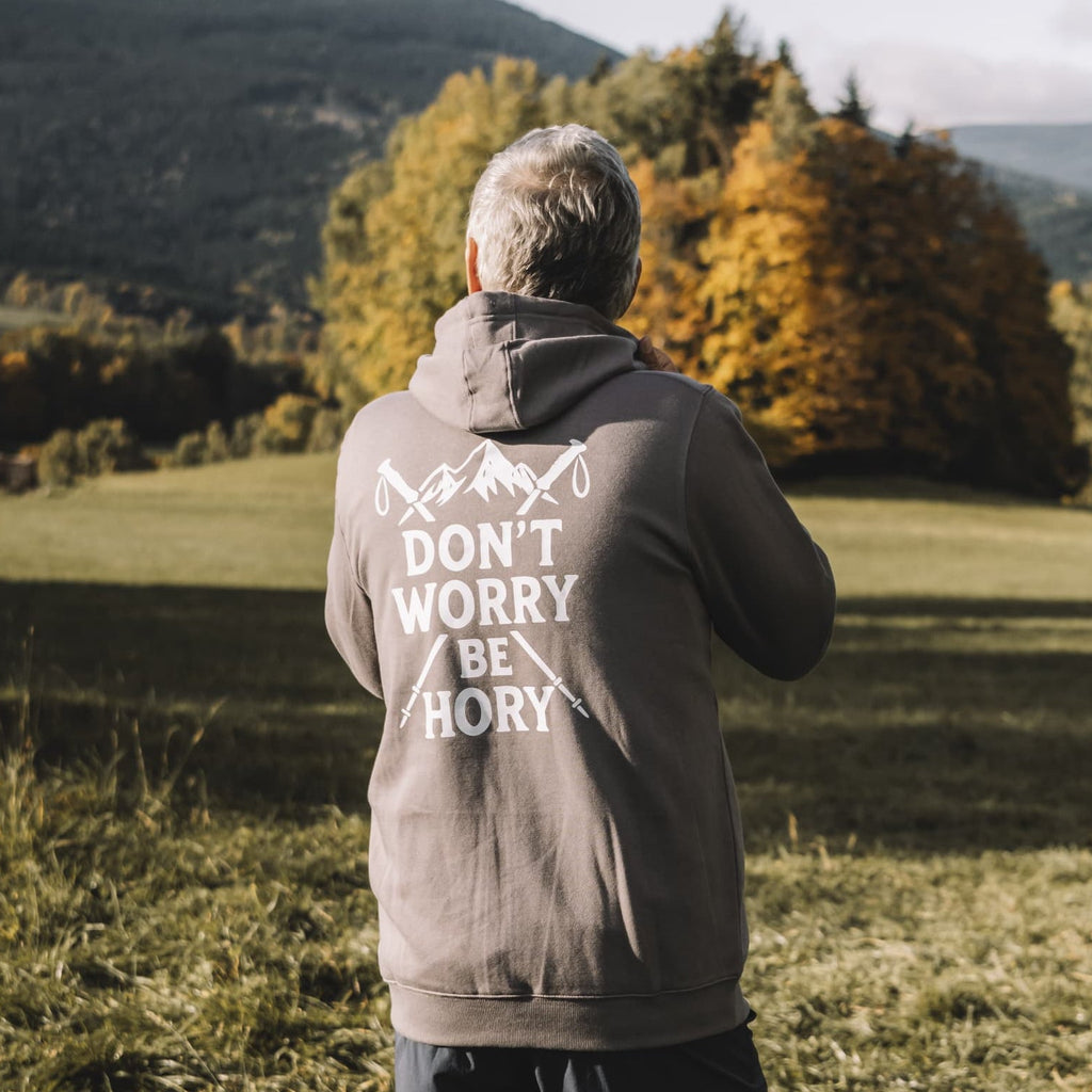 Don't worry be hory® samurai – Pánská mikina s kapucí