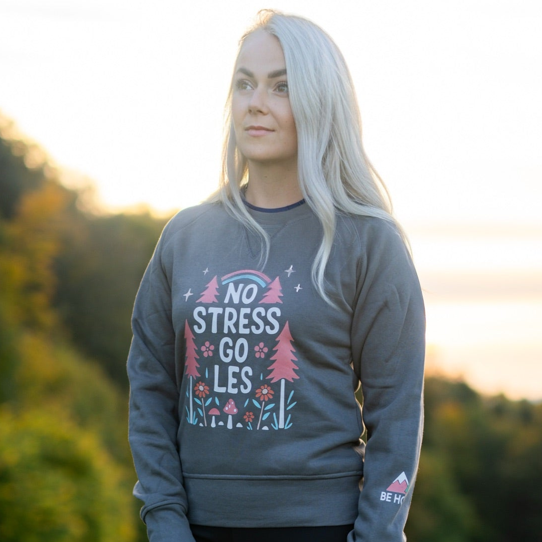 Dámská mikina - No stress go les