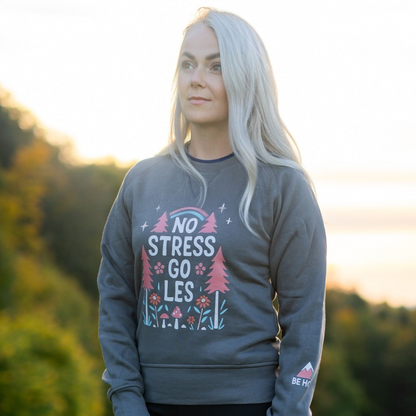 Dámská mikina - No stress go les