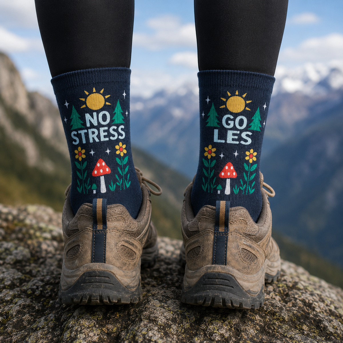 No stress go les® 2 – Funkční outdoor ponožky