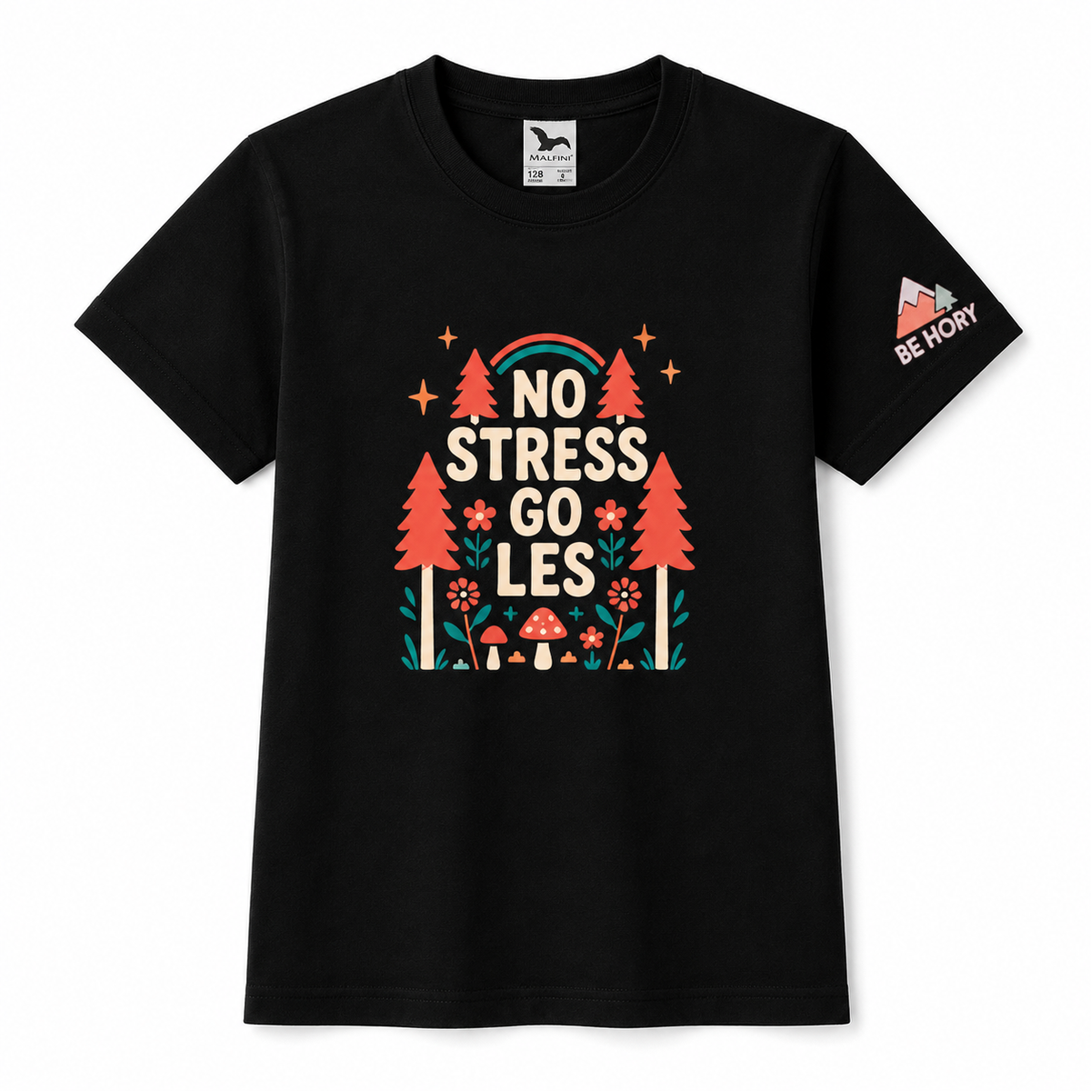 No stress go les – Dětské tričko z bio bavlny
