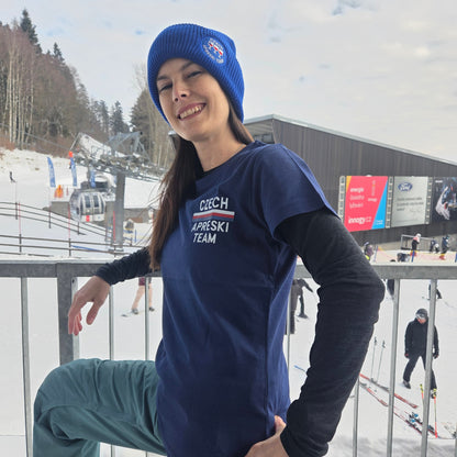 Dámské tričko - Czech Aprèski Team modré