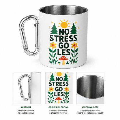 No Stress Go Les® - plecháček s karabinou