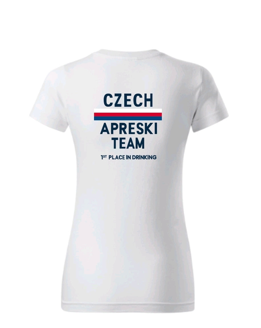 Czech Aprèski Beer + Dámské tričko bílé