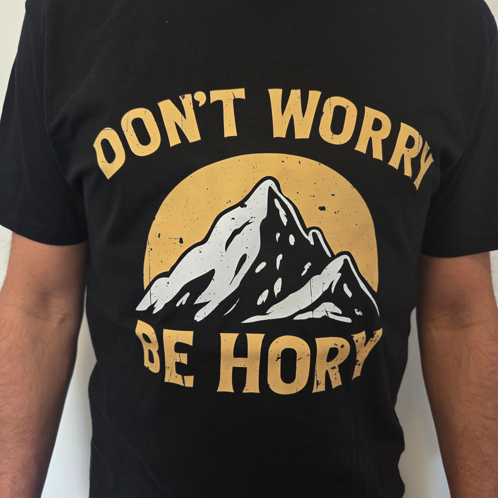 Don't worry be hory® mountains – Pánské tričko