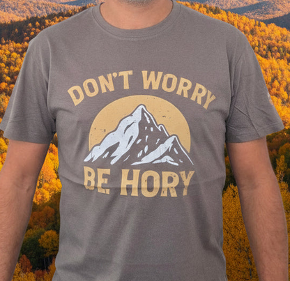 Pánské tričko - Don´t worry be hory mountains