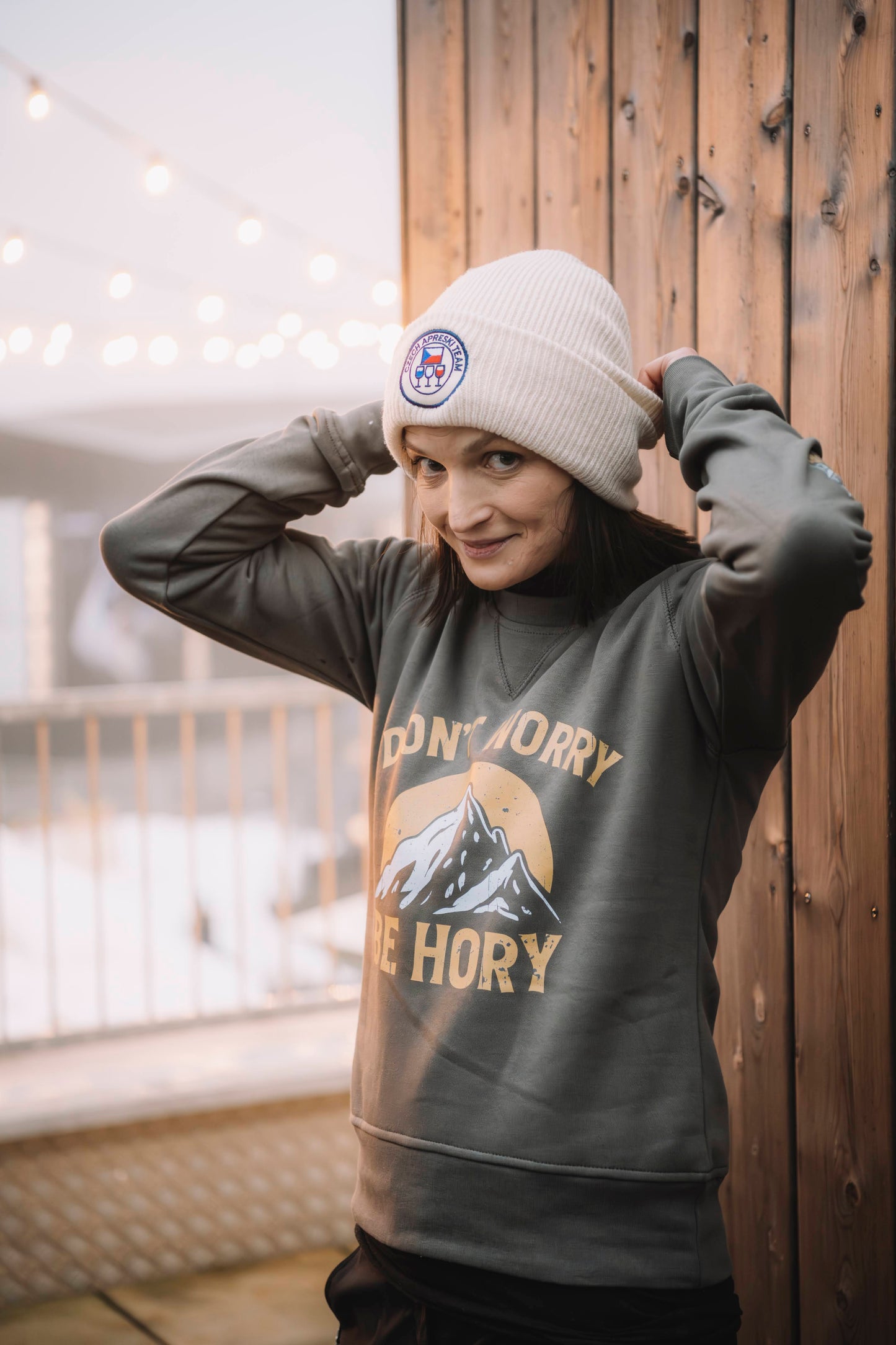 Dámská mikina - Don´t worry be hory mountains