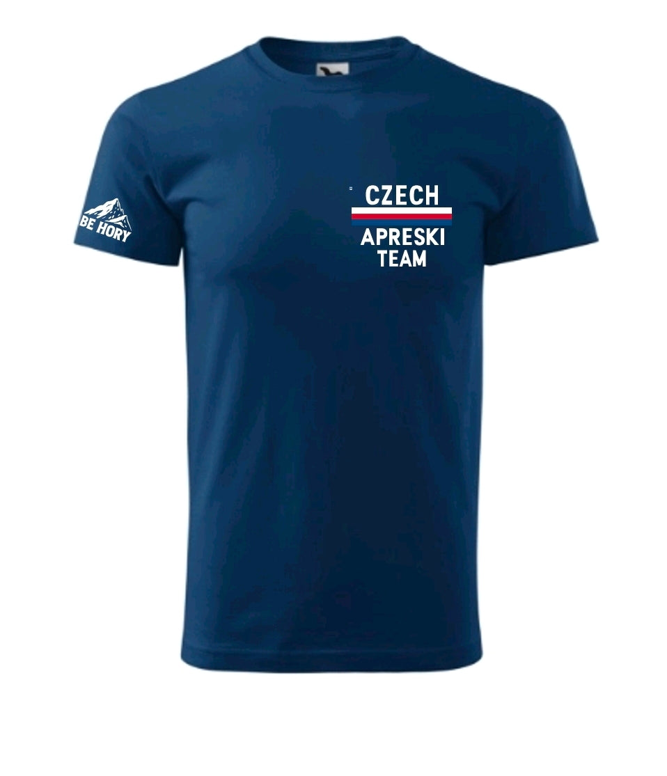 Czech Aprèski Beer + Pánské tričko modré + Merino ponožky