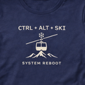 Dámské tričko - Ctrl Alt Ski