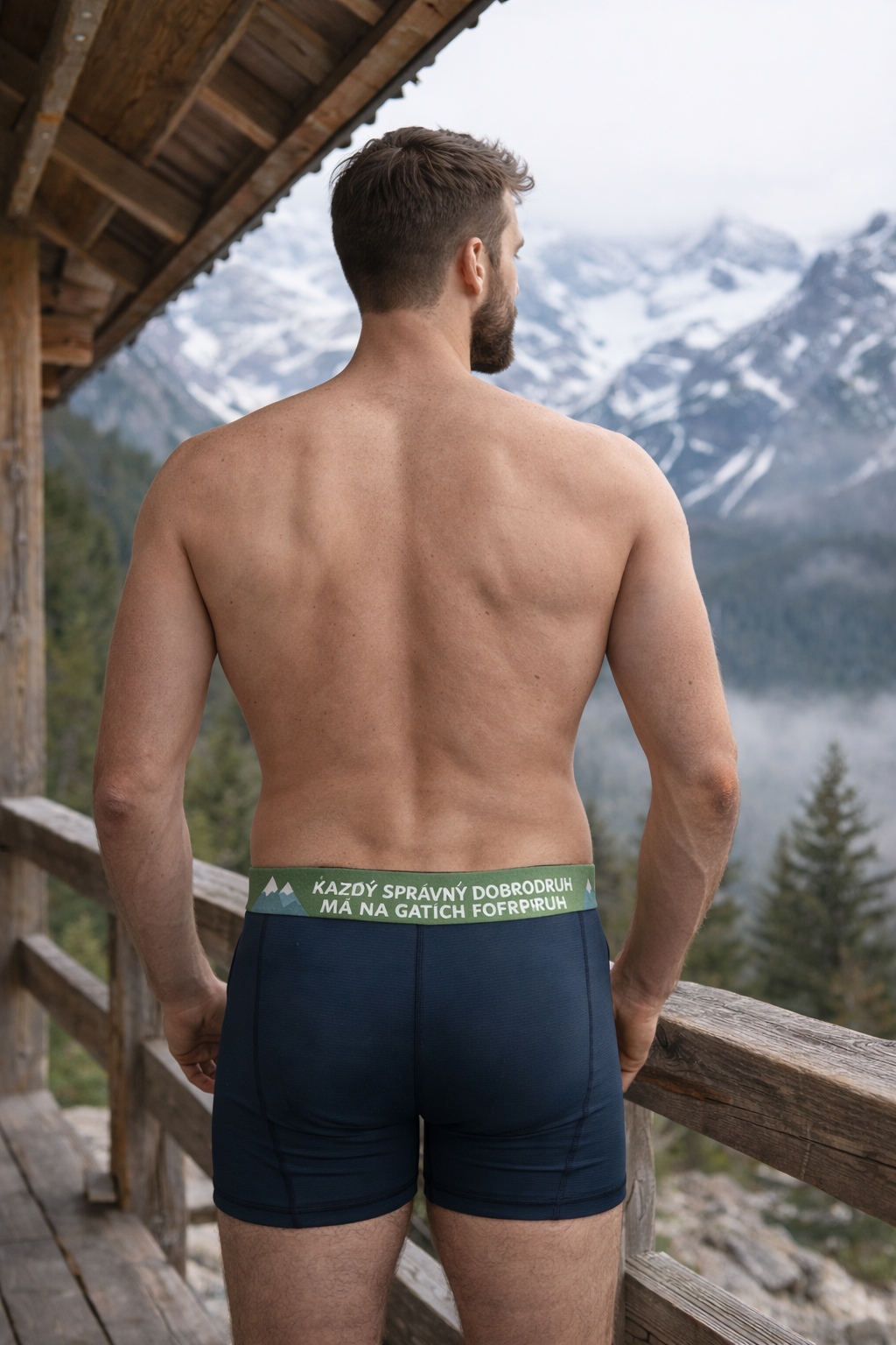 Funkční pánské boxerky Dobrodruh / Fofrpruh