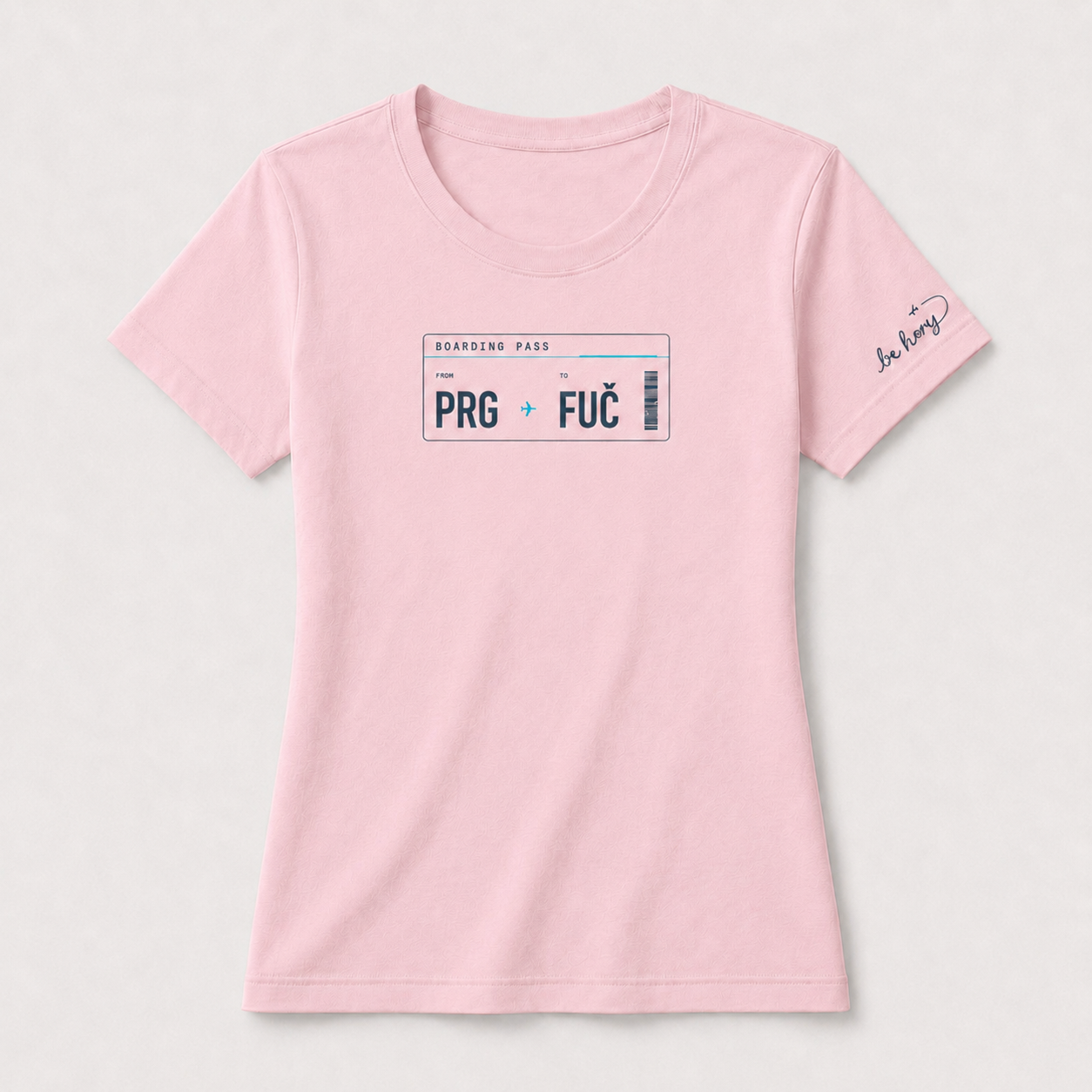 PRG->FUČ - Dámské cestovatelské tričko
