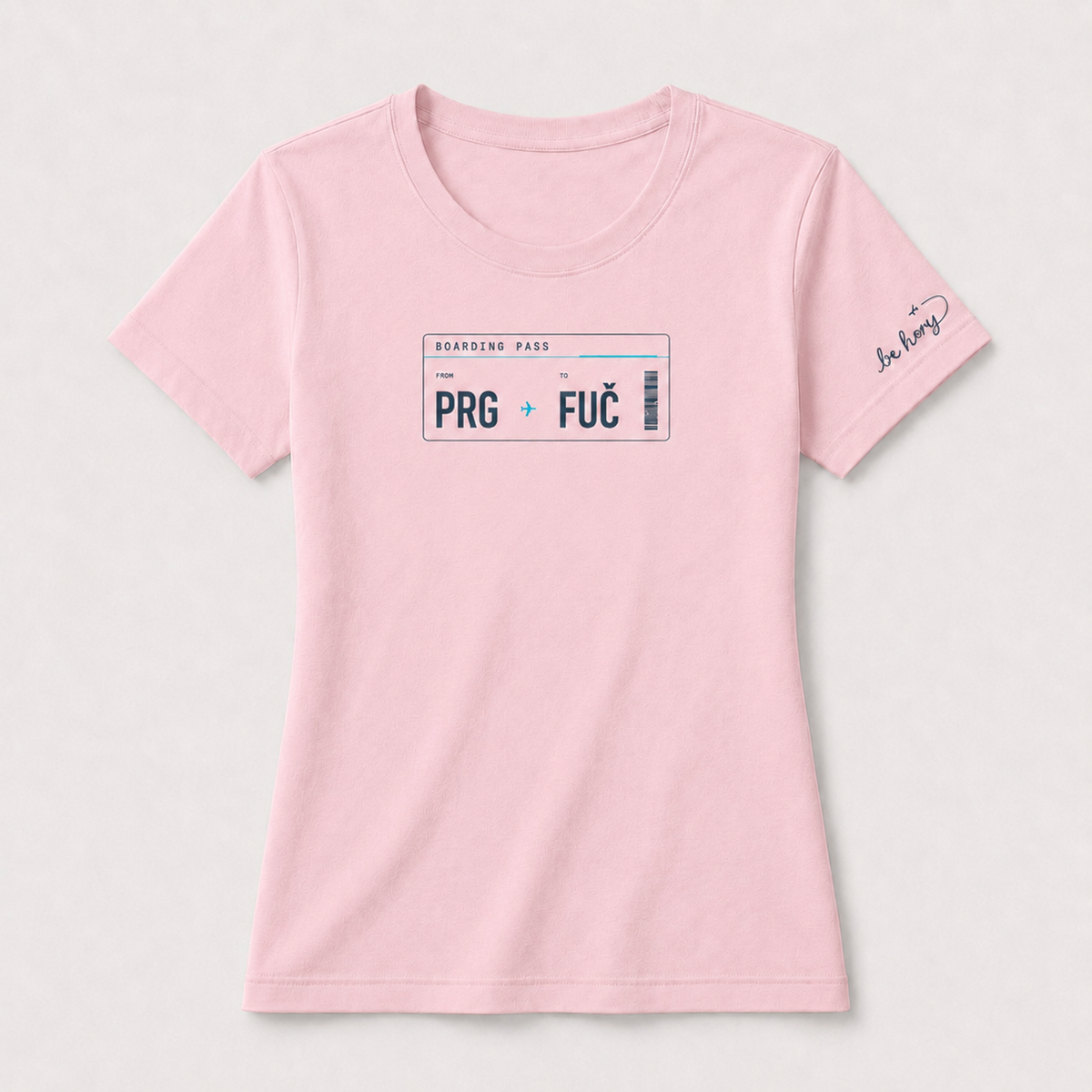 PRG ✈️ FUČ – Dámské cestovatelské tričko