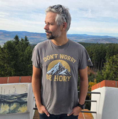 Pánské tričko - Don´t worry be hory mountains