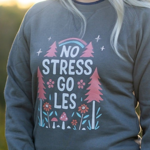 No stress go les – Dámská mikina