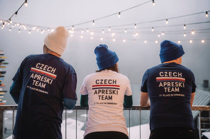 Dámské tričko - Czech Aprèski Team bílé